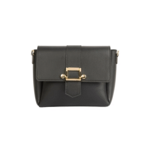 Baggiees Black leather Hand Bag