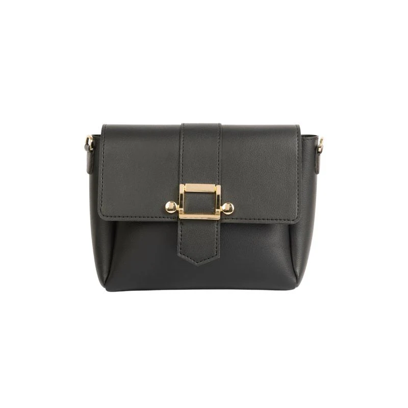 Baggiees Black leather Hand Bag
